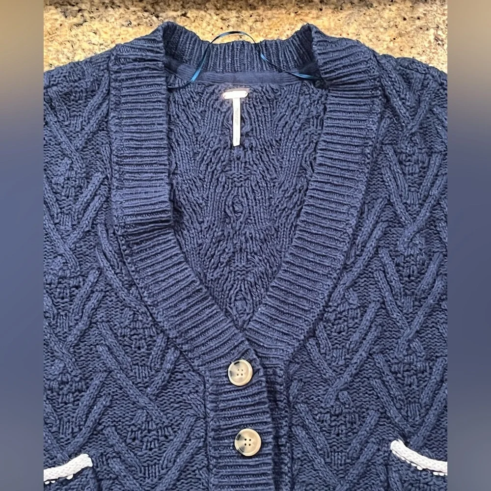 Free People Montana Cable Cardigan